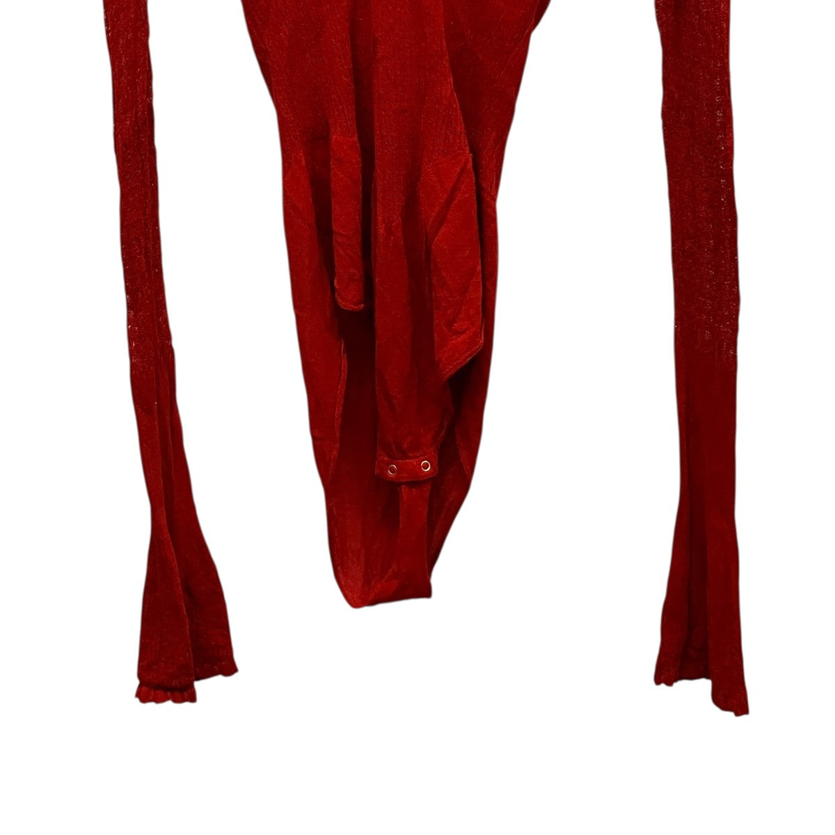 FETICO 24SSLACE KNIT V-NECK BODYSUITボディスーツFTC242-0703 古着・中古-4枚目のアイテム画像