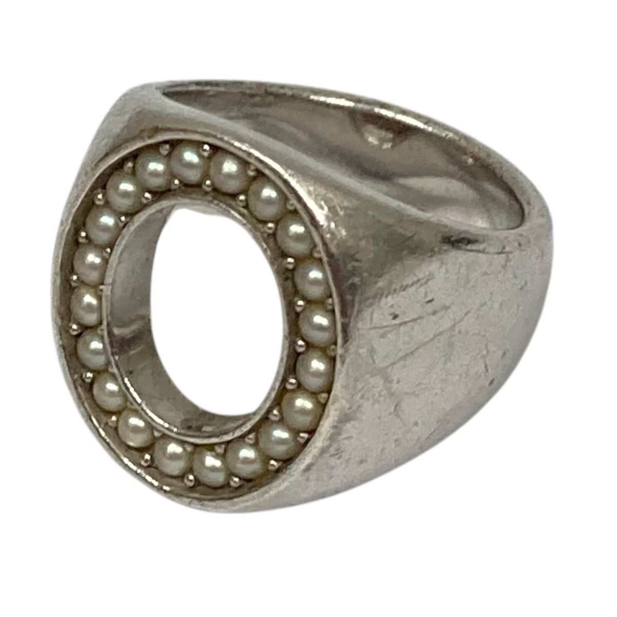 TOM WOOD Mini Oval Pearl Ringミニオーバルパールリング 古着・中古-1枚目のアイテム画像