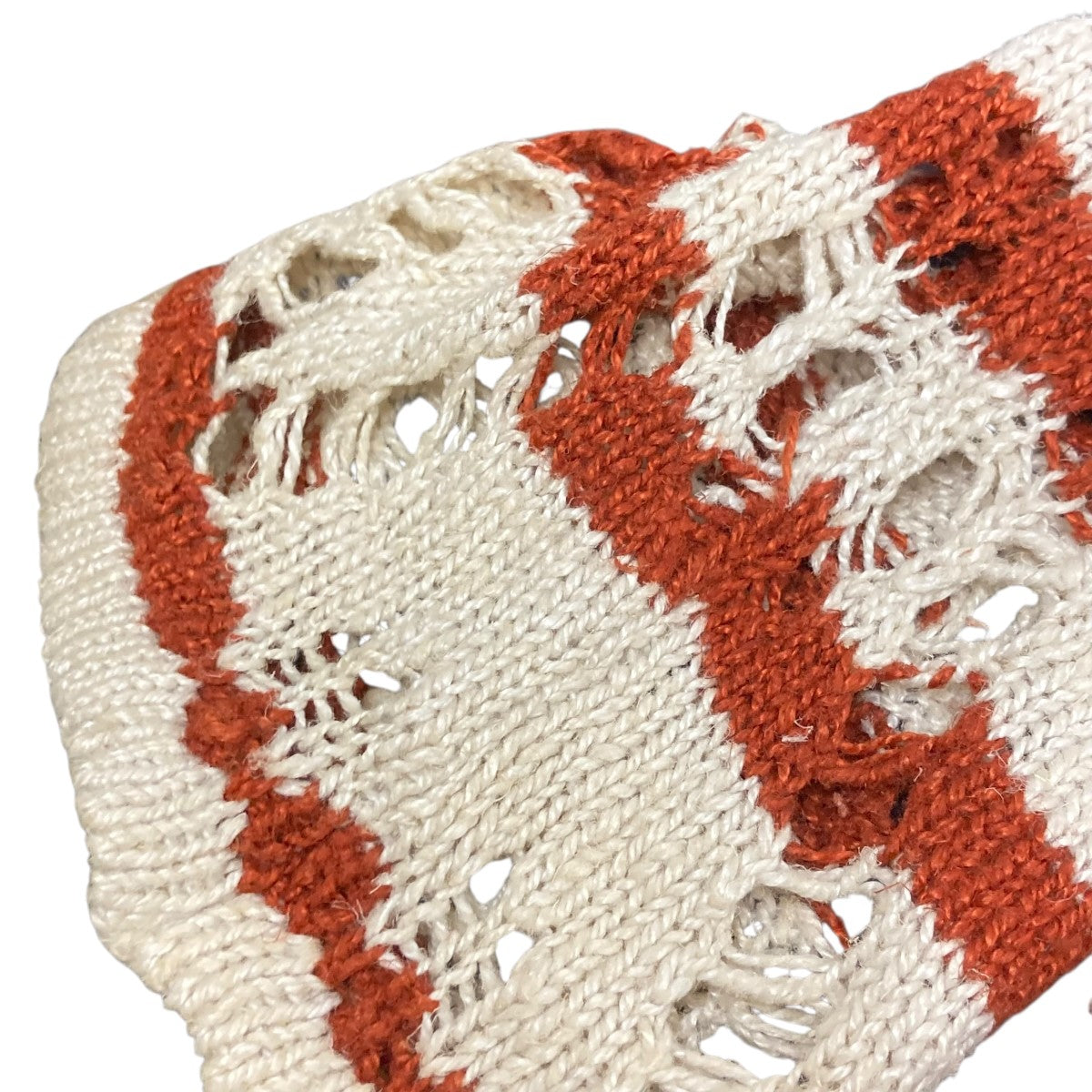 OUR LEGACY ボーダークロシェクロップドカーディガンW2223WZ WRAP KNIT 古着・中古-8枚目のアイテム画像