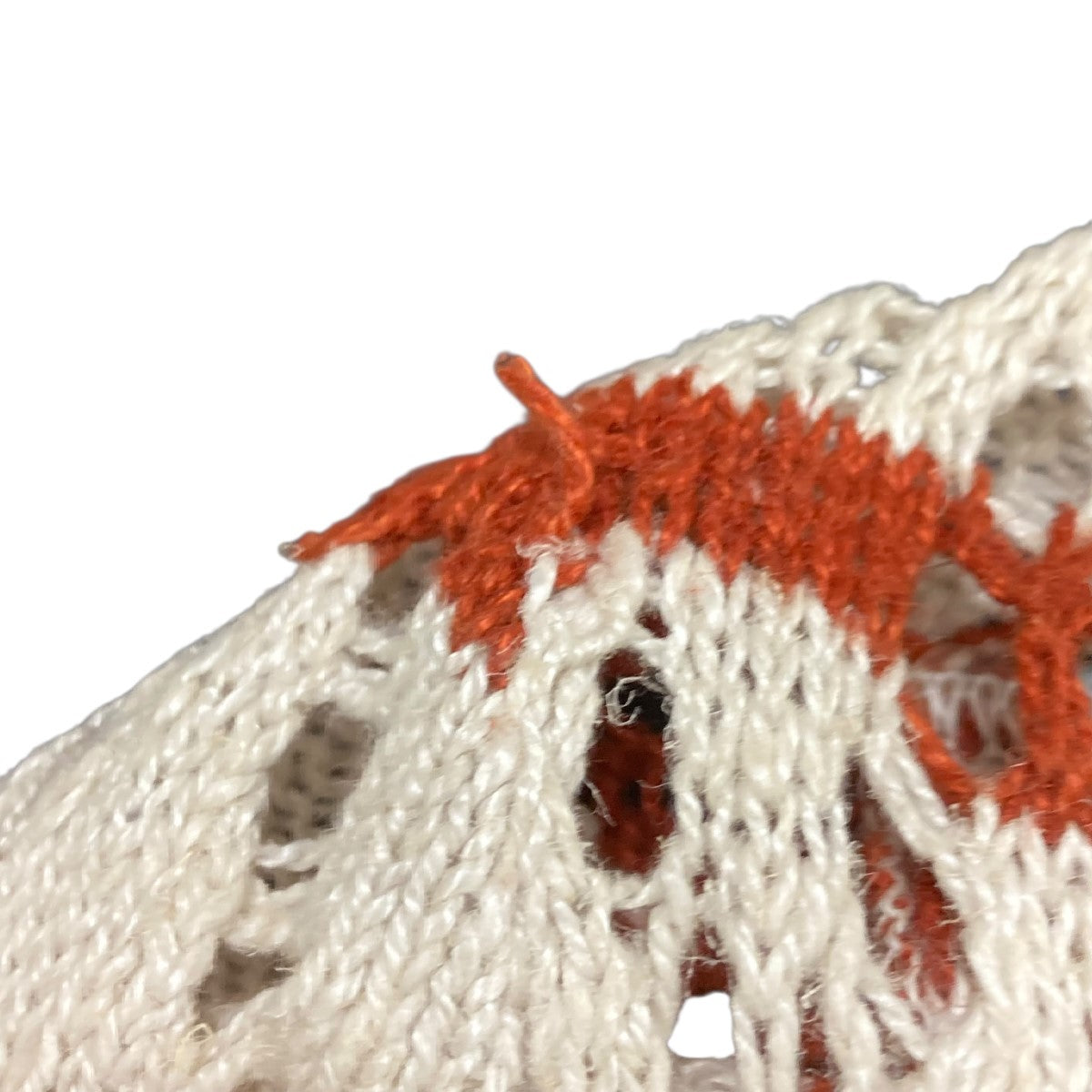 OUR LEGACY ボーダークロシェクロップドカーディガンW2223WZ WRAP KNIT 古着・中古-9枚目のアイテム画像