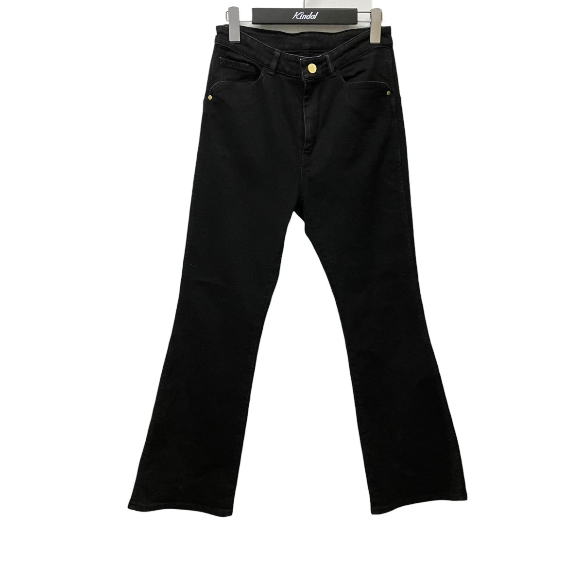 mame kurogouchi 25SSStretch Cropped Flare JeansフレアデニムパンツMM25SS-PT061 古着・中古-1枚目のアイテム画像