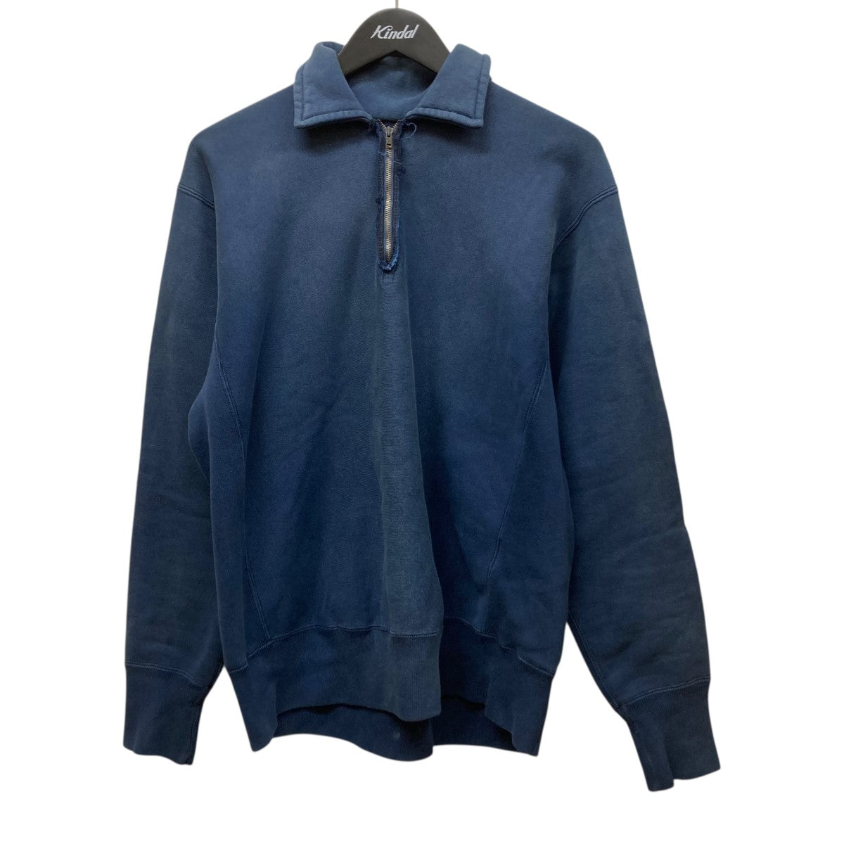 A．PRESSE(アプレッセ) Vintage Half Zip Sweatshirtフェードハーフ