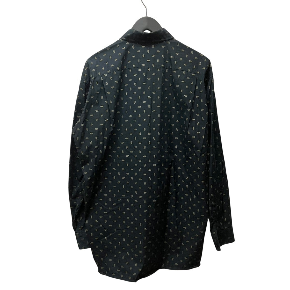 BALENCIAGA ロゴ総柄シャツ602372 TGL02 古着・中古-2枚目のアイテム画像