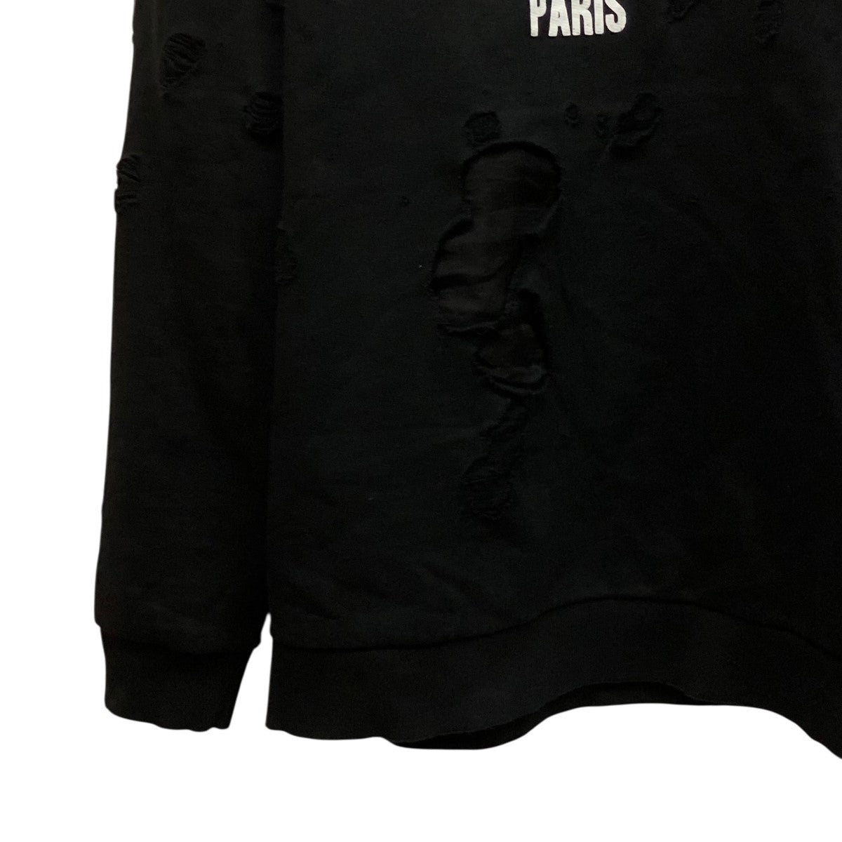 GIVENCHY(ジバンシィ) 16SSダメージ加工ロゴプリントスウェット