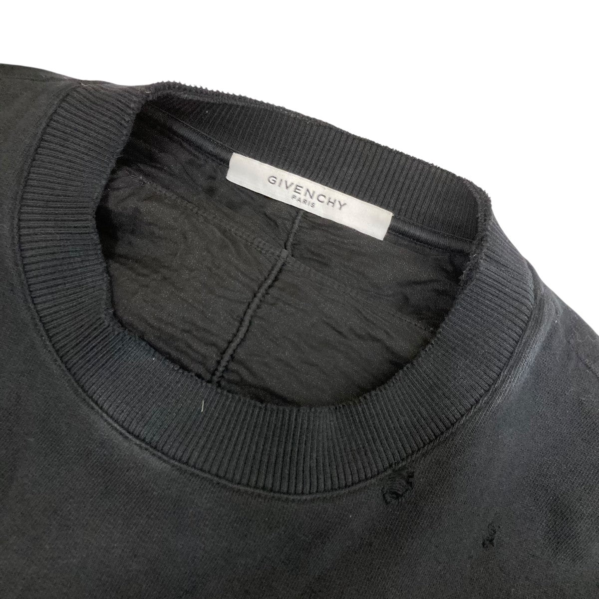 GIVENCHY(ジバンシィ) 16SSダメージ加工ロゴプリントスウェット