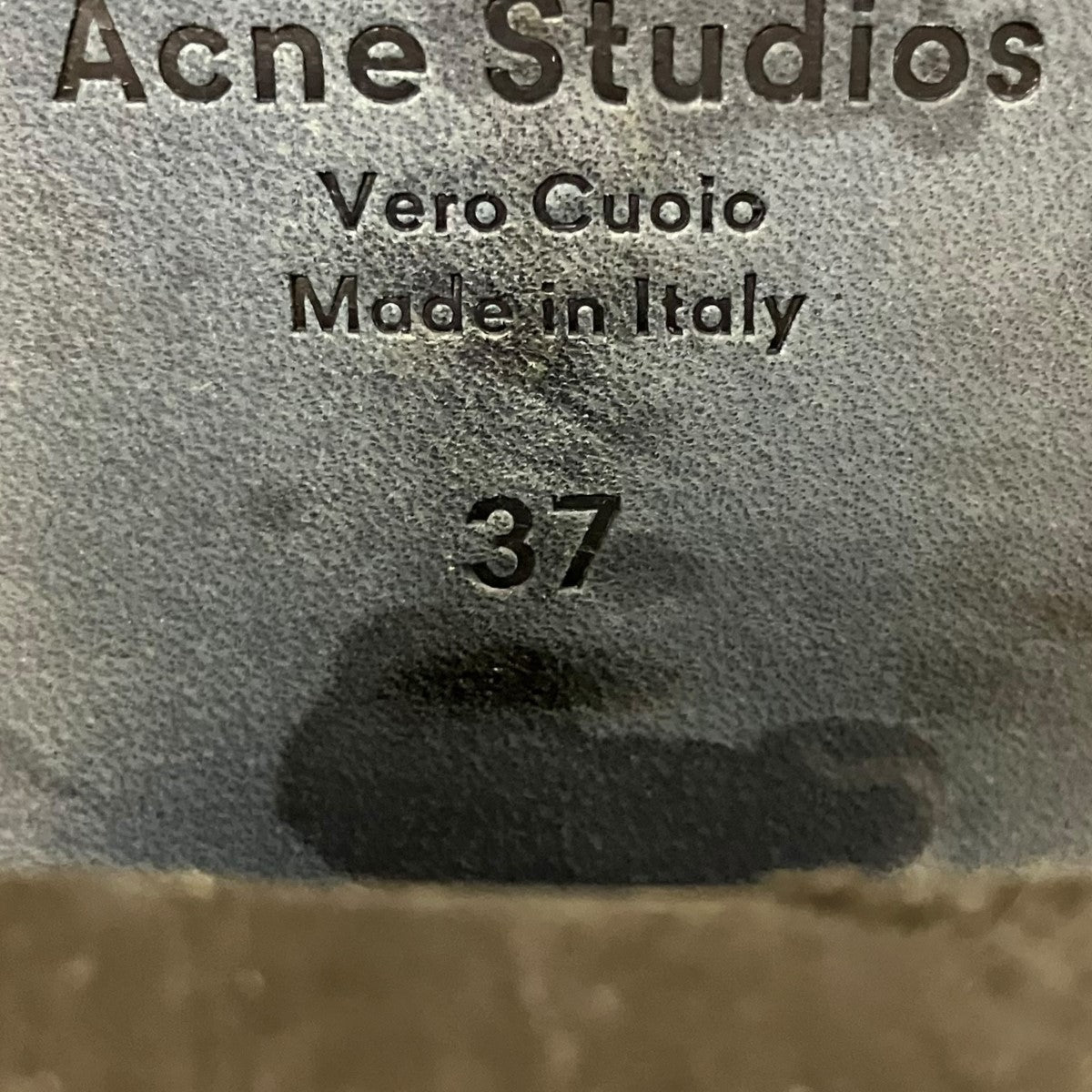 ACNE STUDIOS サイドジップブーツ 古着・中古-6枚目のアイテム画像