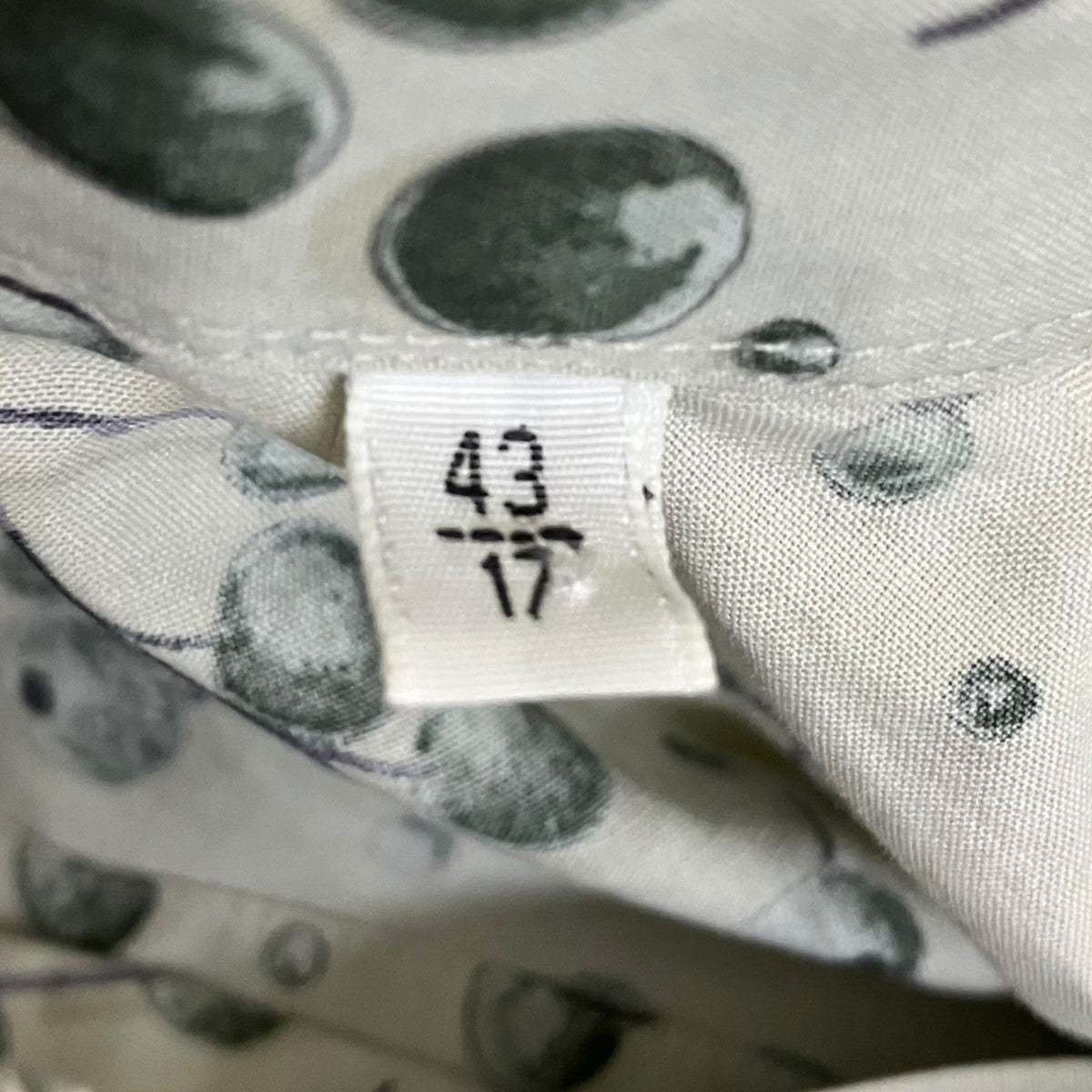 HERMES ベリー柄長袖シャツ 古着・中古-6枚目のアイテム画像