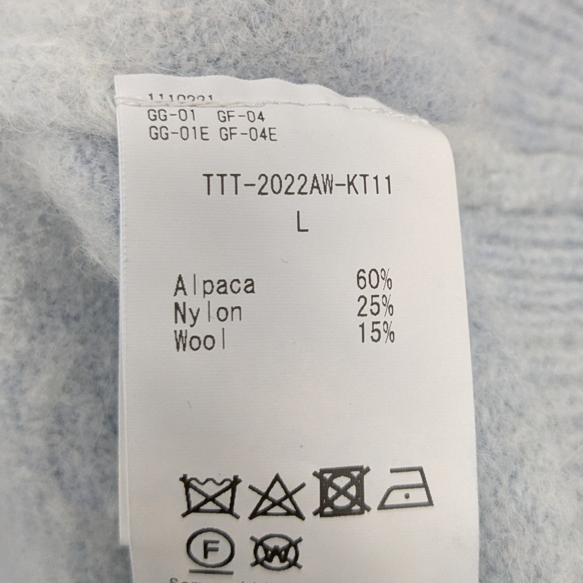 22AWAlpaca Pullover Knit]アルパカニプルオーバーニットTTT-2022AW-KT11