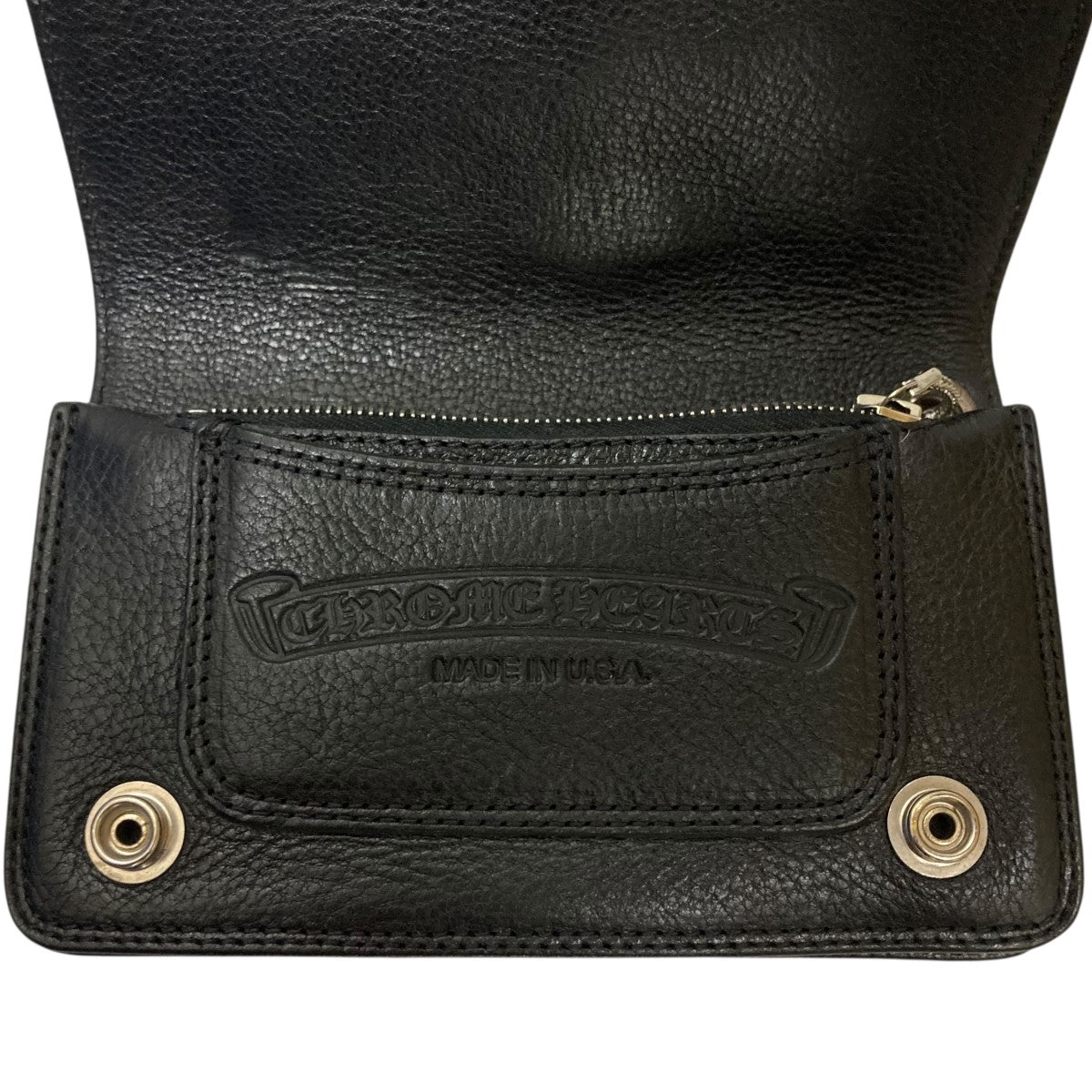 CHROME HEARTS(クロムハーツ) 1ジップクロスパッチクロスボタンレザー