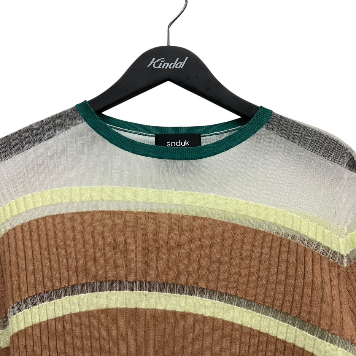 soduk 22SSシアーニットカットソー0422010507 breeze knit top 古着・中古-3枚目のアイテム画像