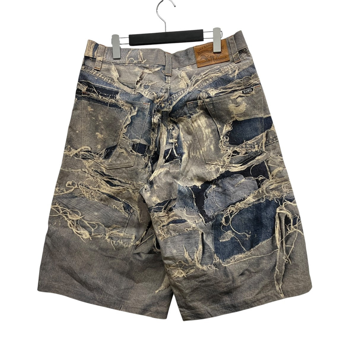 25AWTROMPE-L’OEIL PRINT BERMUDA SHORTS   IND転写プリントハーフパンツG15PT113