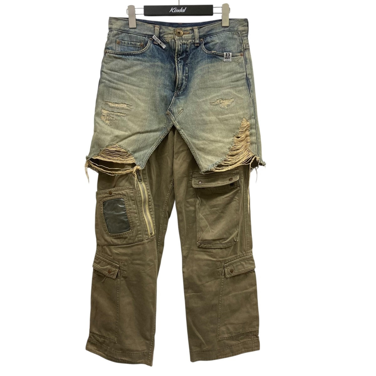 HALF MILITARY DENIM PANTSハーフミリタリーデニムパンツA04PT022