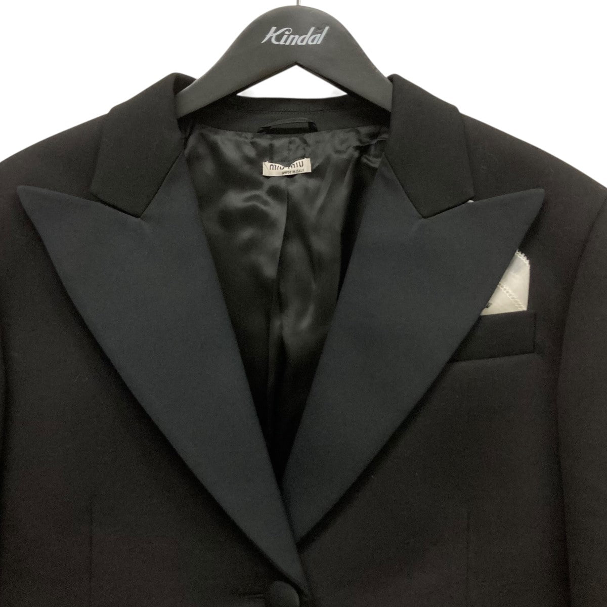 MIU MIU(ミュウミュウ) クロップドテーラードジャケットMH1639 MH1639