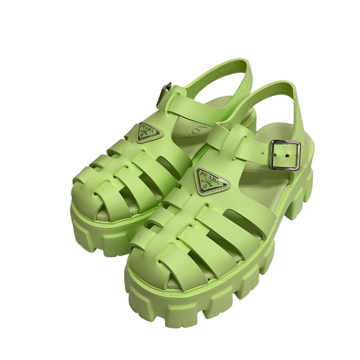 PRADA モノリス ラバーサンダル 古着・中古-1枚目のアイテム画像