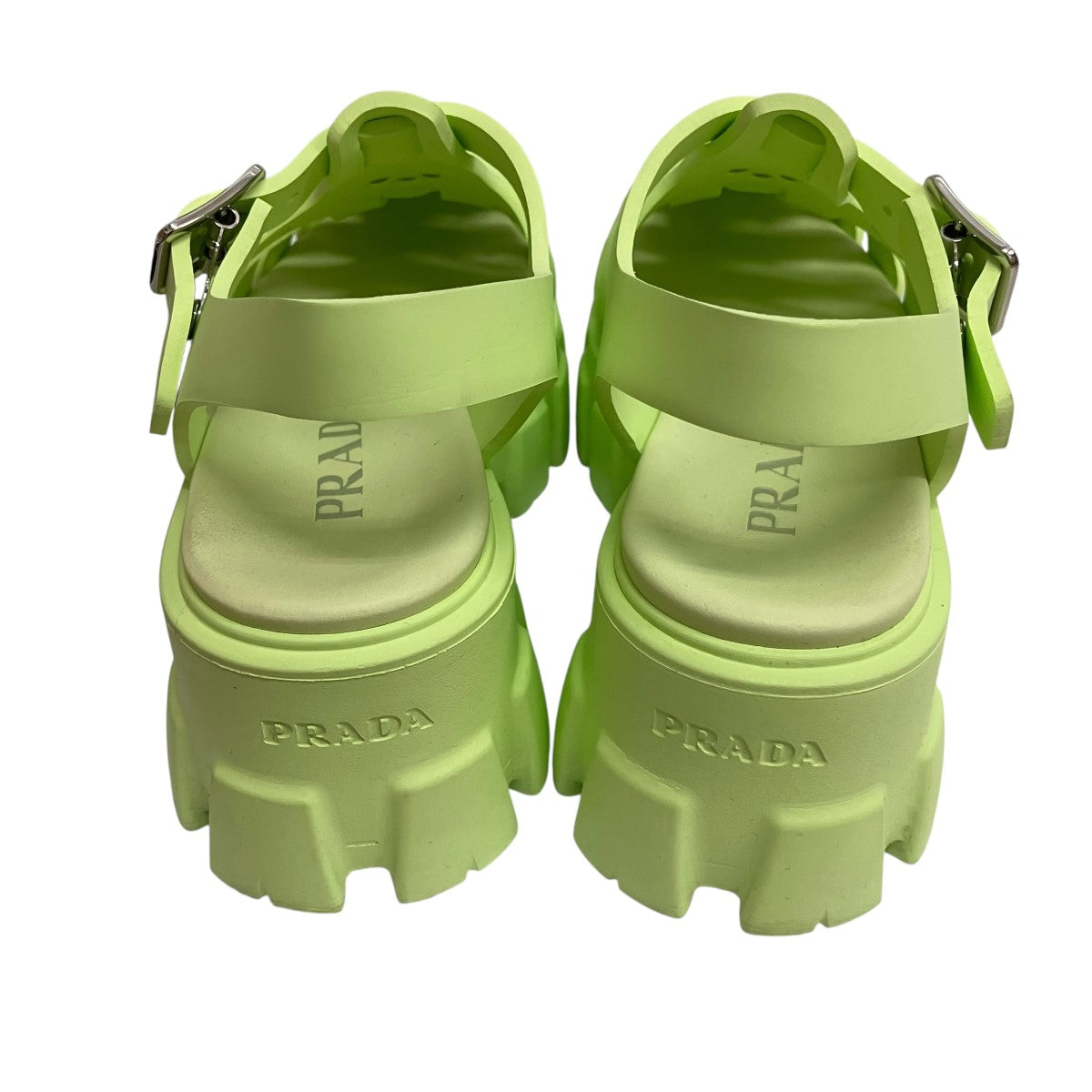 PRADA モノリス ラバーサンダル 古着・中古-4枚目のアイテム画像