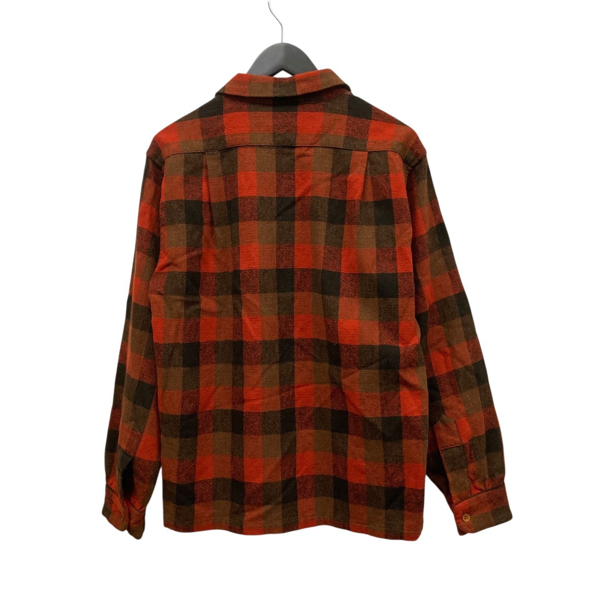 TENDERLOIN(テンダーロイン) T-PRINT FLANNEL CHECK SHTオープンカラー