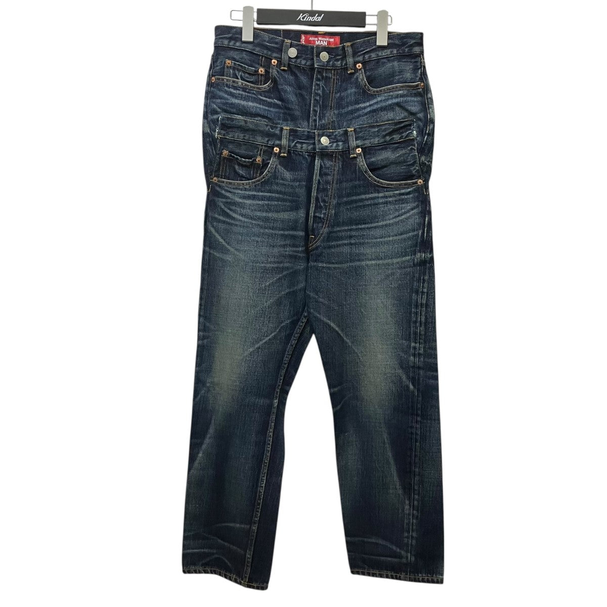 JUNYA WATANABE MAN 25SSダブルウエストデニムパンツWO-P208 古着・中古-1枚目のアイテム画像