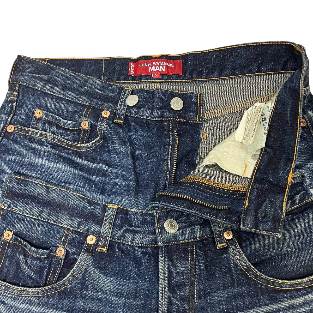 JUNYA WATANABE MAN 25SSダブルウエストデニムパンツWO-P208 古着・中古-5枚目のアイテム画像