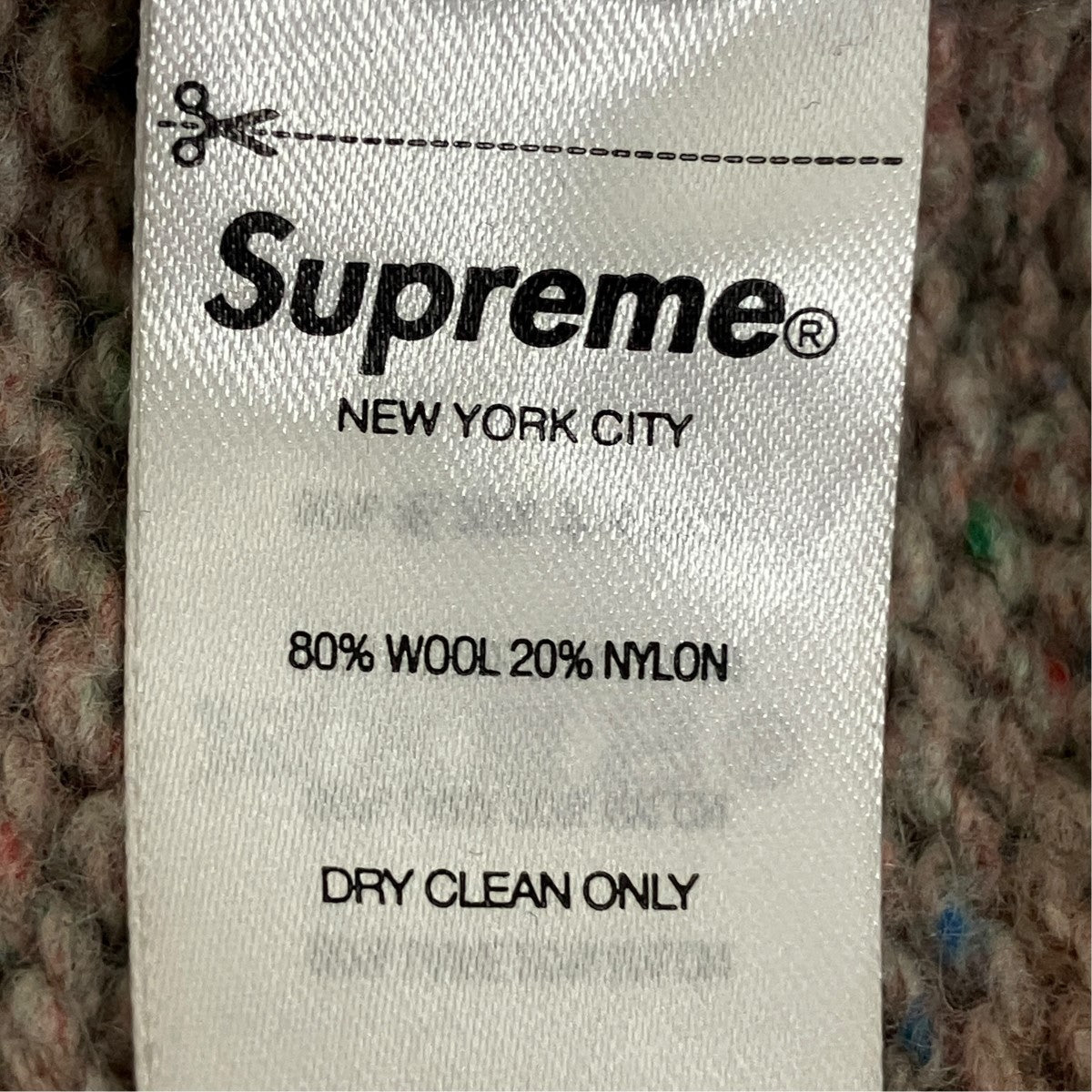 22AWSmall Box Speckle Sweaterクルーネックニット
