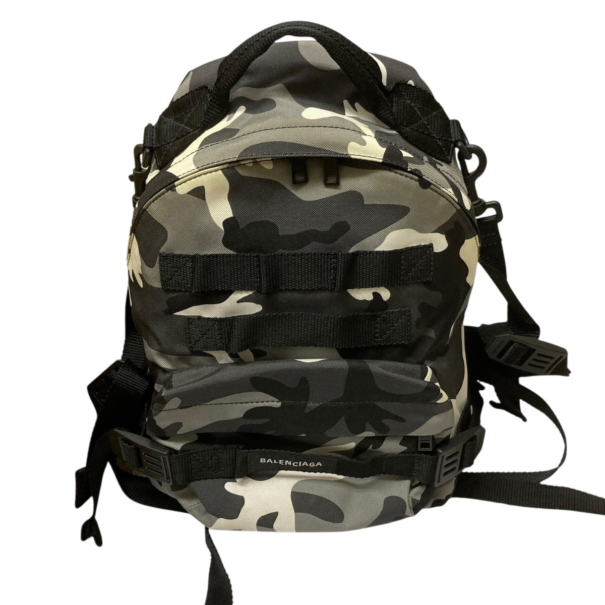 BALENCIAGA アーミースモール バックパックカモ柄バックパック644031 古着・中古-1枚目のアイテム画像
