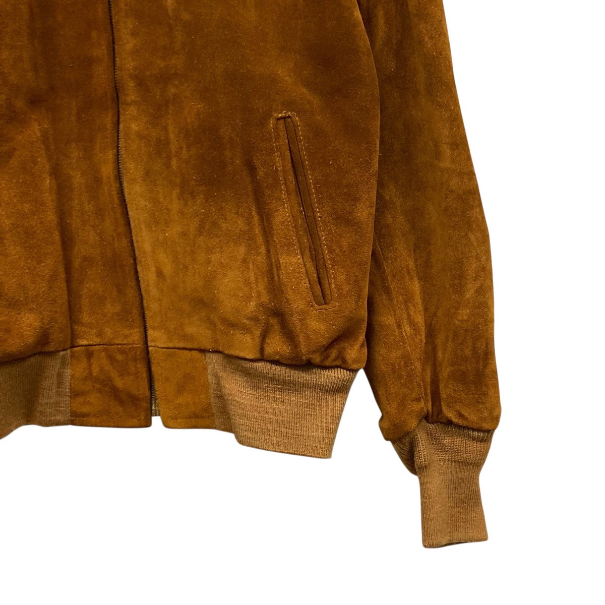 スウェードレザーブルゾン