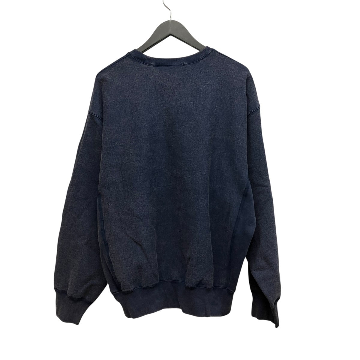 25SSWashed Box Logo Crewneckウォッシュ加工クルーネックプリントスウェット