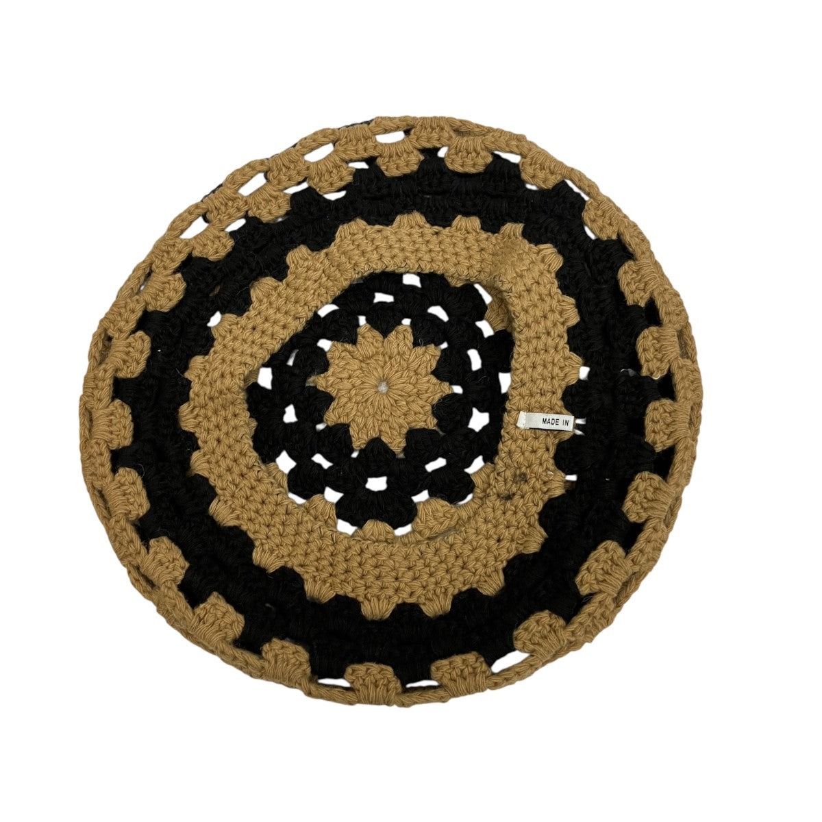 Ganni Lambswool Crochet Beretクロシェベレー帽 古着・中古-2枚目のアイテム画像