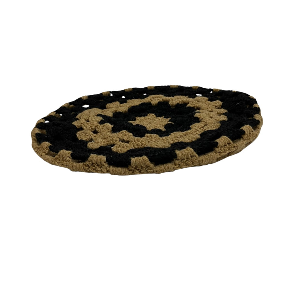 Ganni Lambswool Crochet Beretクロシェベレー帽 古着・中古-3枚目のアイテム画像