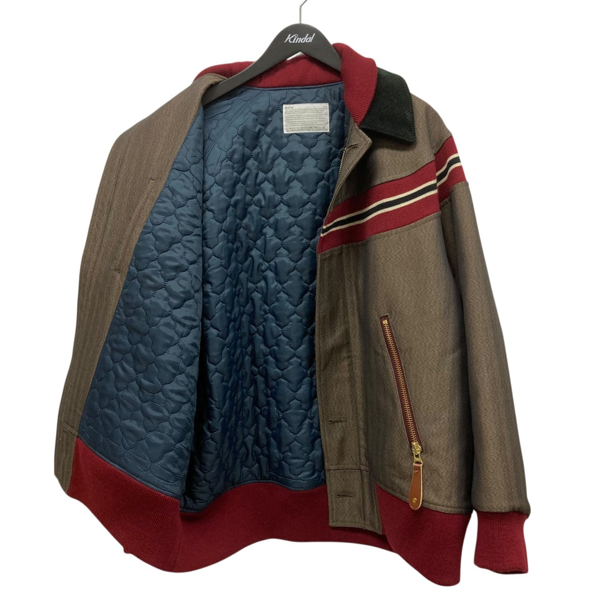 24AWヘリンボーンリブブルゾン24WCM-G08110