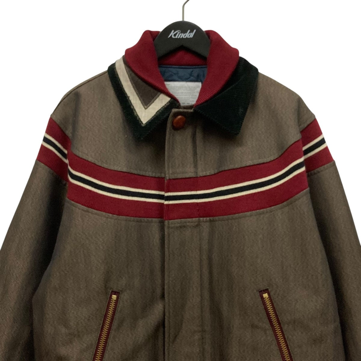 24AWヘリンボーンリブブルゾン24WCM-G08110