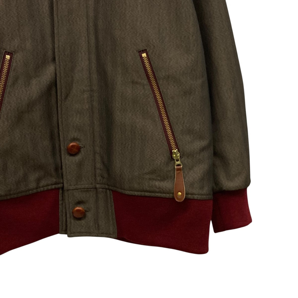 24AWヘリンボーンリブブルゾン24WCM-G08110