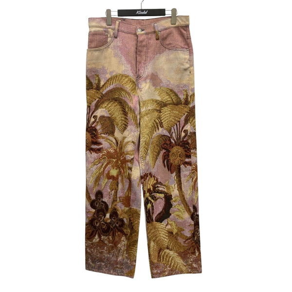 dries van noten 20SS ジャガードパンツ DRIES VAN NOTEN(ドリスヴァンノッテン) 23AWジャガードパンツ ピンク
