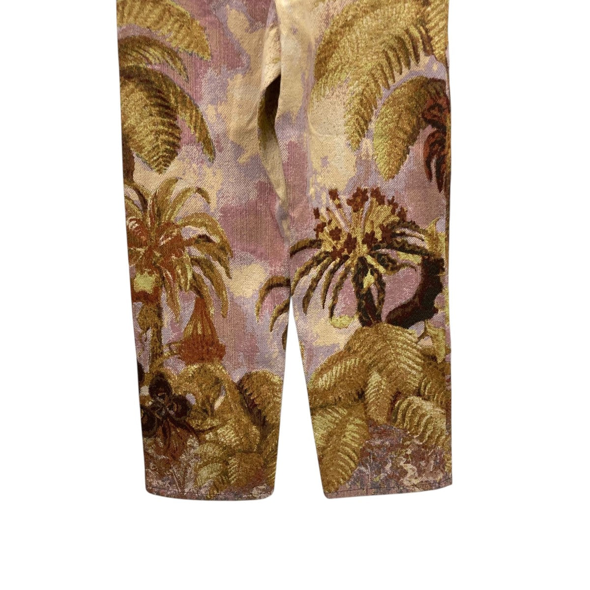 DRIES VAN NOTEN(ドリスヴァンノッテン) 23AWジャガードパンツ ピンク