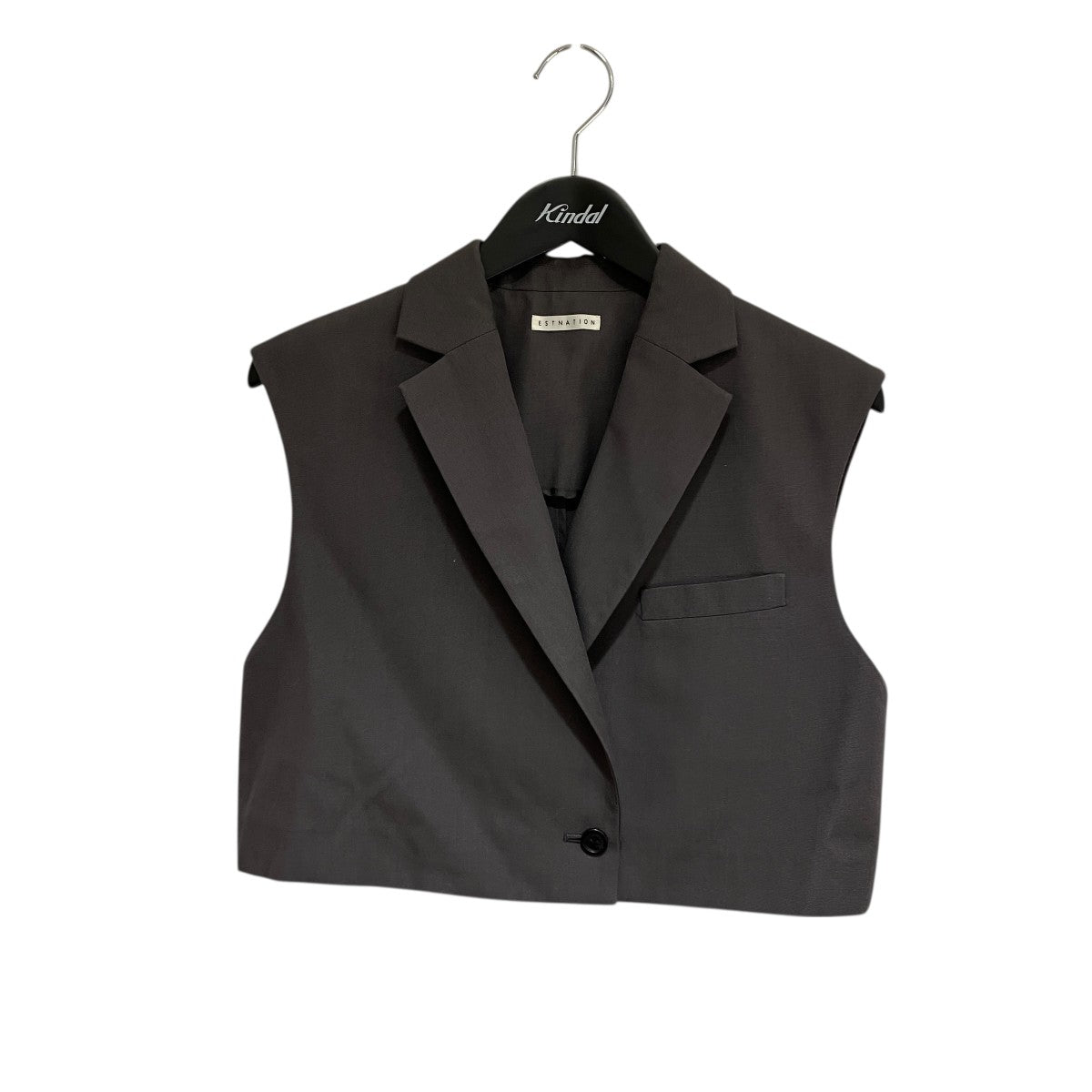 24SSテーラードショートベスト41-109-06-020195