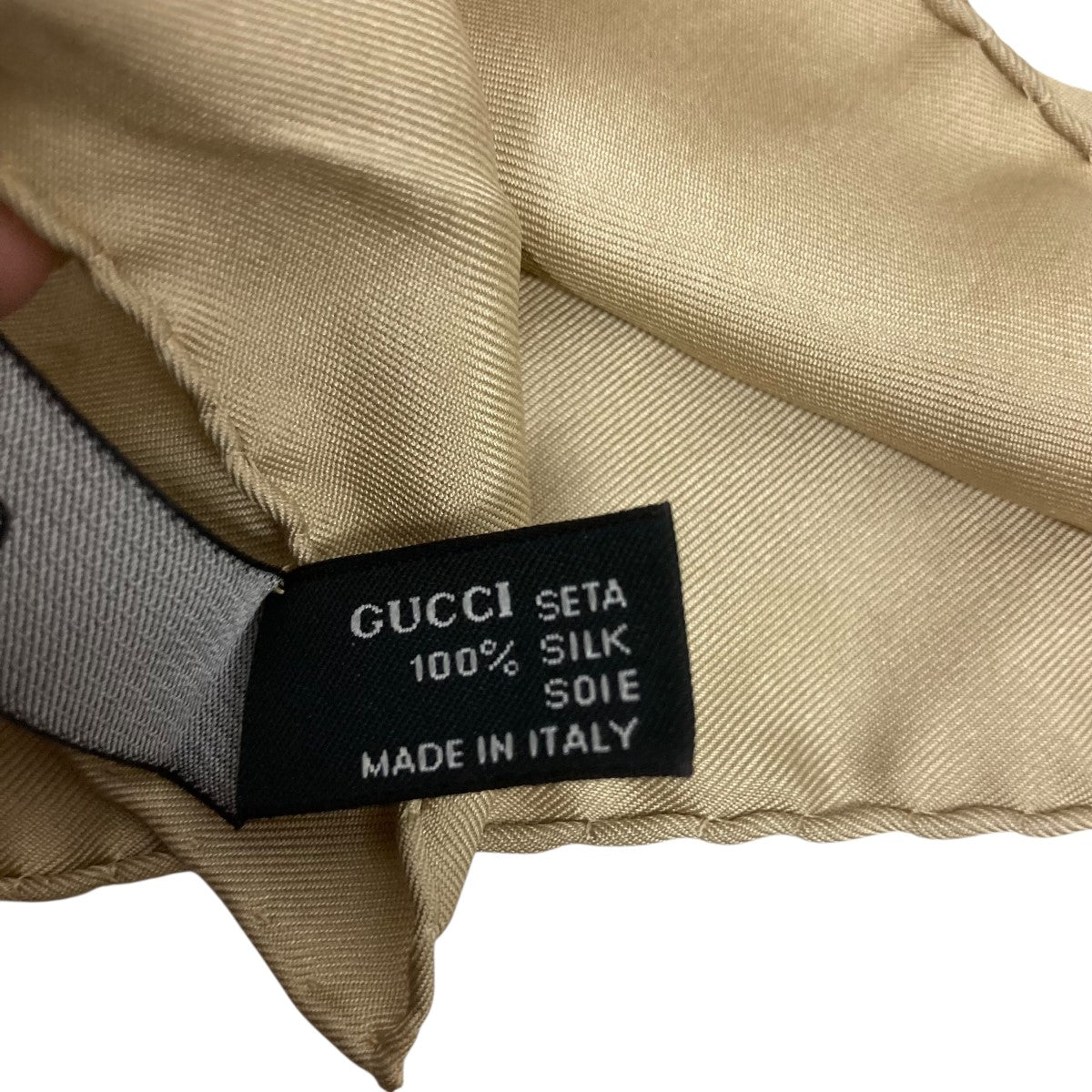 GUCCI 総柄シルクスカーフ 古着・中古-7枚目のアイテム画像