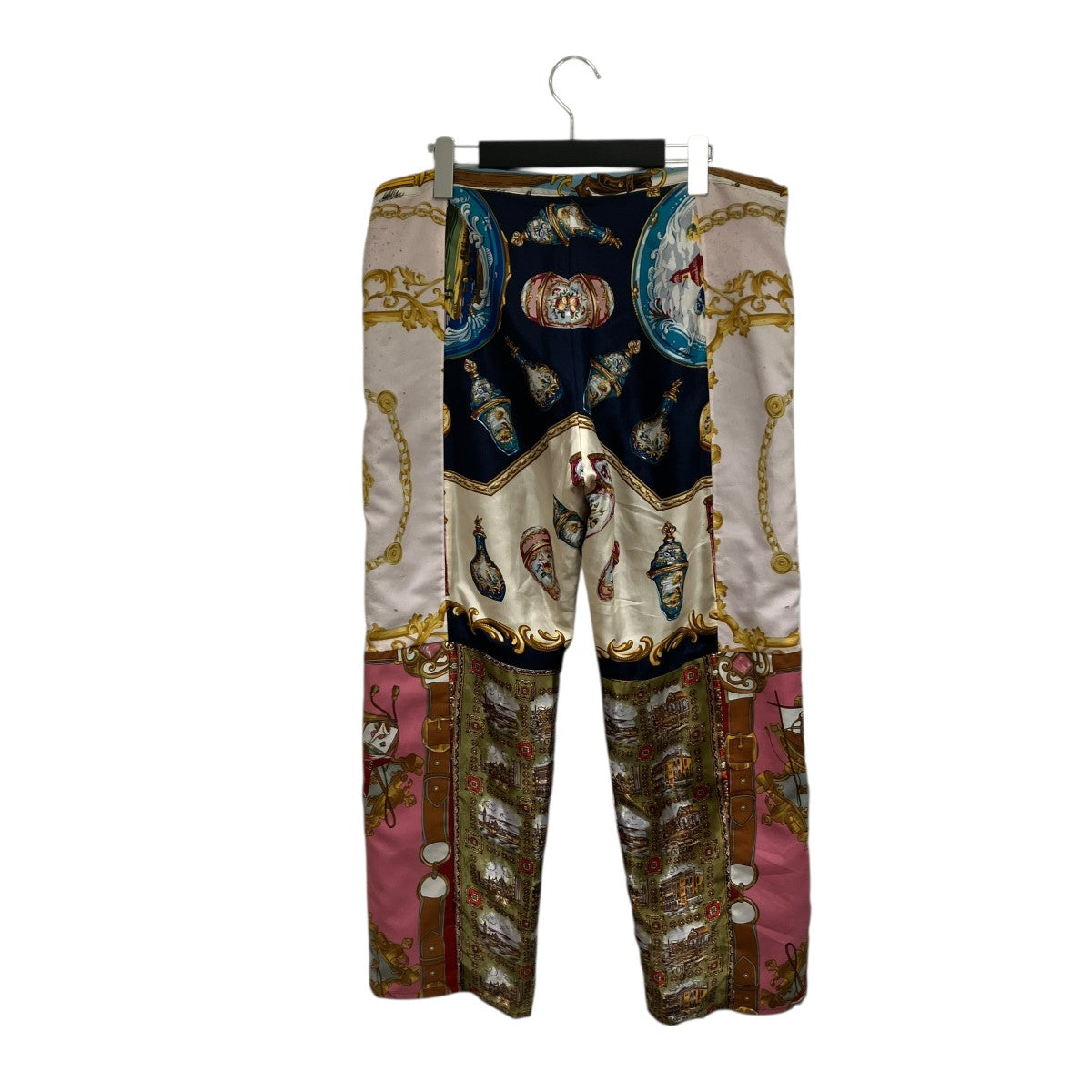 SEEALL イージースカーフパンツSAU23 PT601P Reconstructed scarf pants 古着・中古-2枚目のアイテム画像