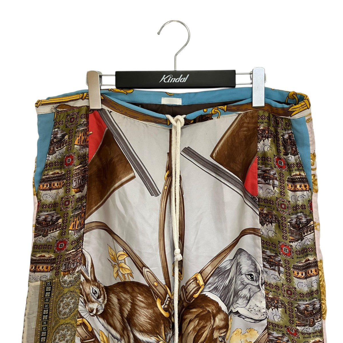 SEEALL イージースカーフパンツSAU23 PT601P Reconstructed scarf pants 古着・中古-3枚目のアイテム画像