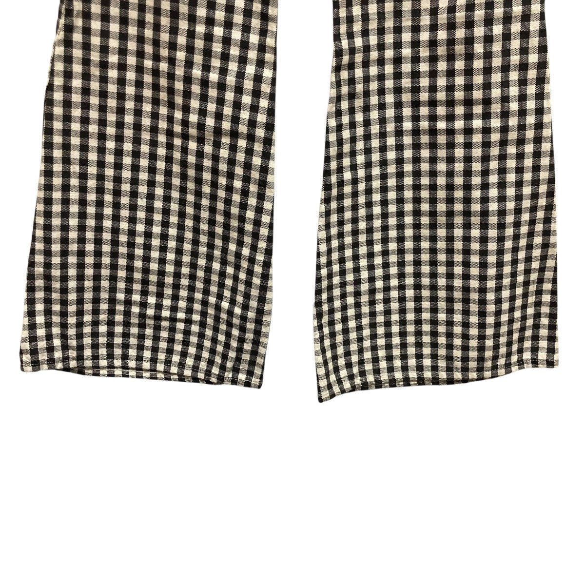 KAPITAL Canvas Gingham Check 5P Wind Pen Flare Pantsギンガムチェック5PパンツK2204LP076 古着・中古-4枚目のアイテム画像