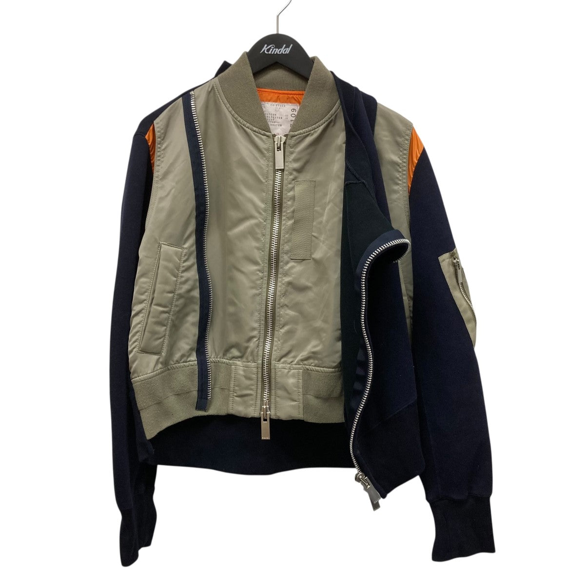 切替スポンジジャケット24-07109 Sponge Sweat Blouson