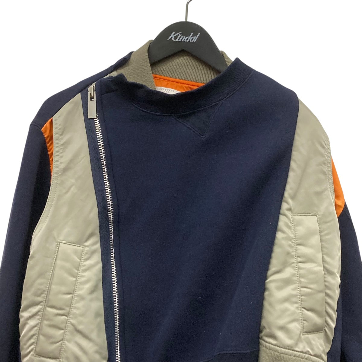 切替スポンジジャケット24-07109 Sponge Sweat Blouson