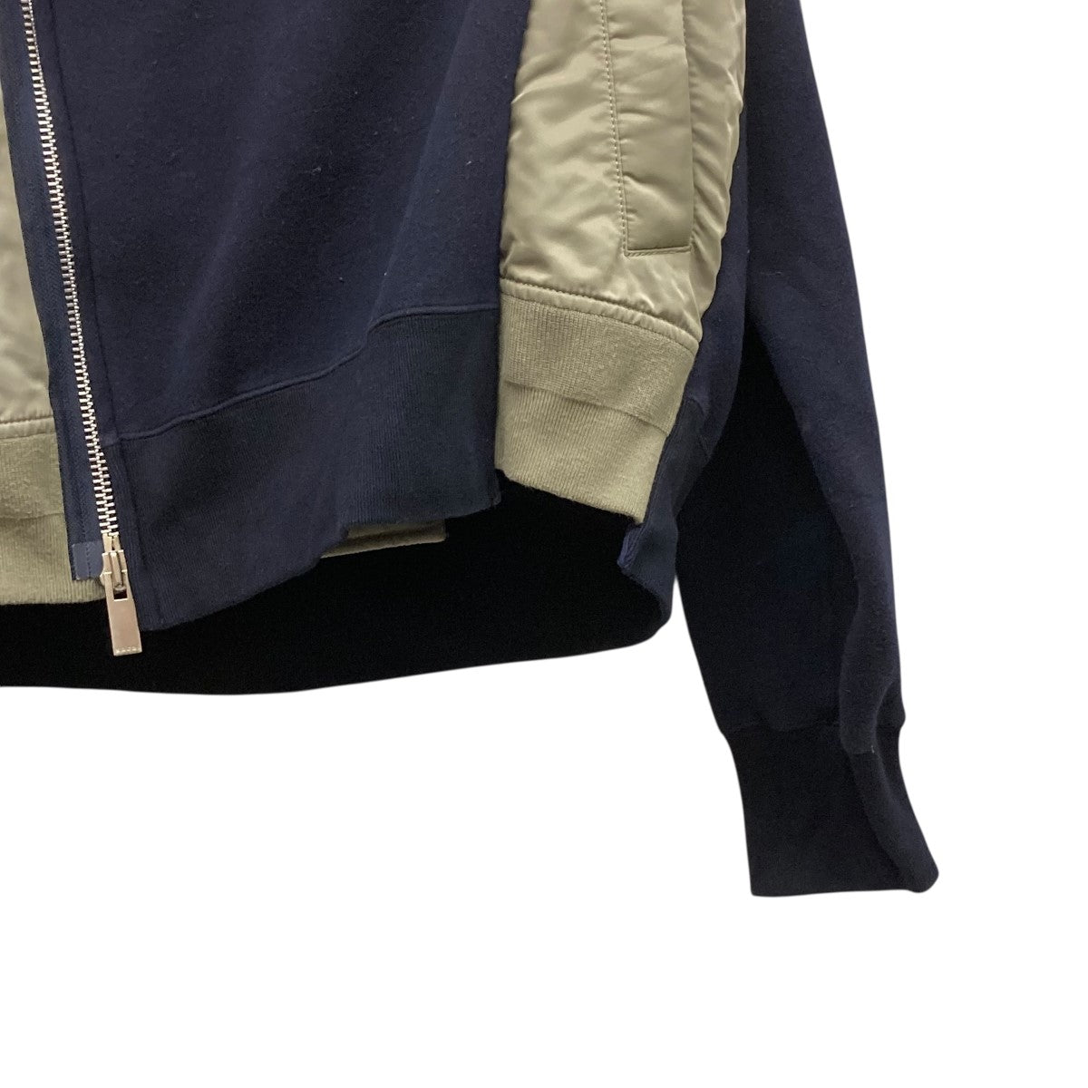 切替スポンジジャケット24-07109 Sponge Sweat Blouson