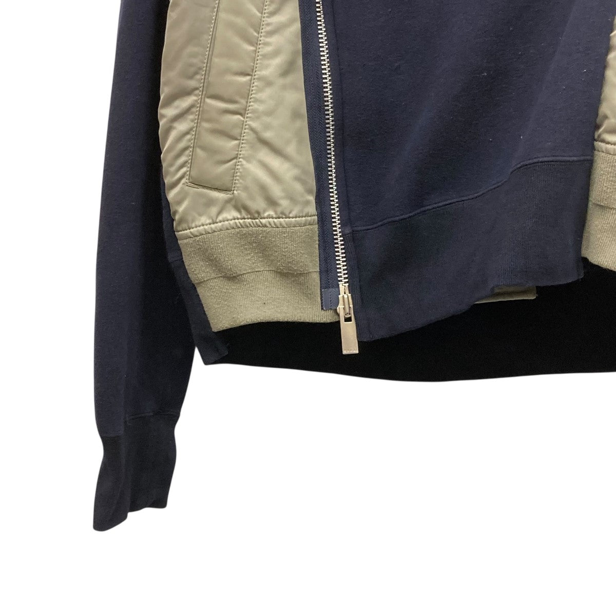 切替スポンジジャケット24-07109 Sponge Sweat Blouson