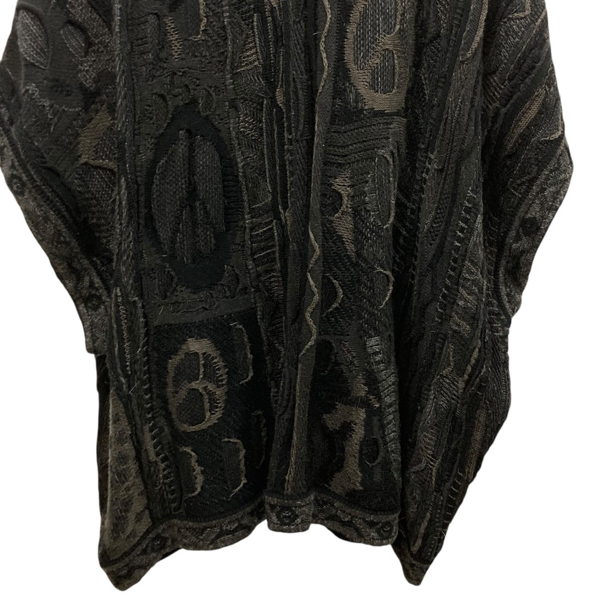 KAPITAL 3Dニット ベスト フリーサイズ ブラック キャピタル KAPITAL 3Dニット ベスト フリーサイズ ブラック キャピタル