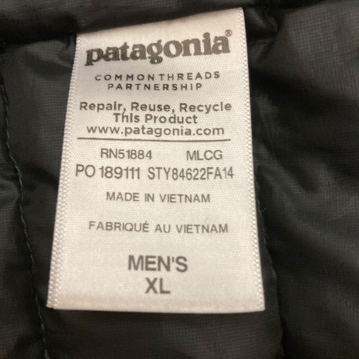 14AWダウンベストSTY84622FA14