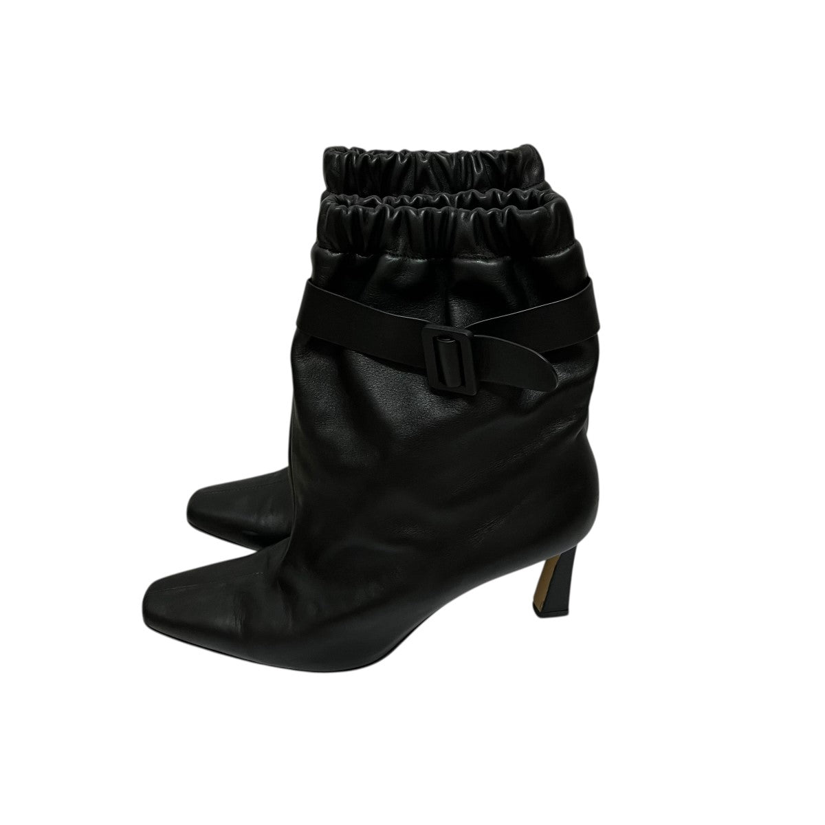 BOYY Slouchy Buckle Bootバックルヒールショートブーツ 古着・中古-3枚目のアイテム画像