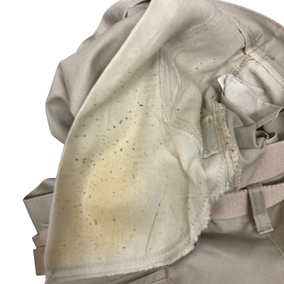 VINTAGE REWORK CHINOSリメイクベルテッドパンツ070