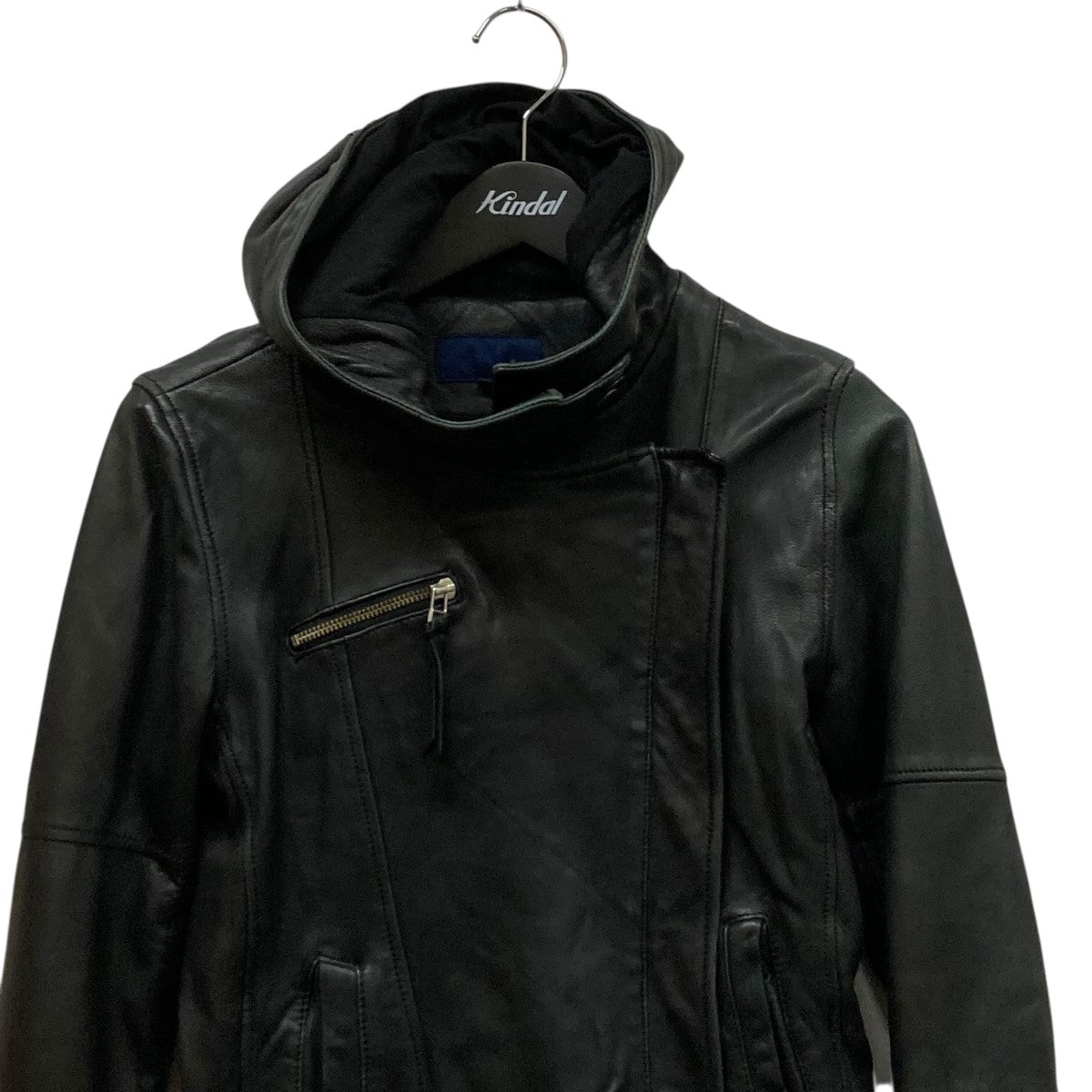 AVIREX フーデットレザージャケット6261018 古着・中古-4枚目のアイテム画像