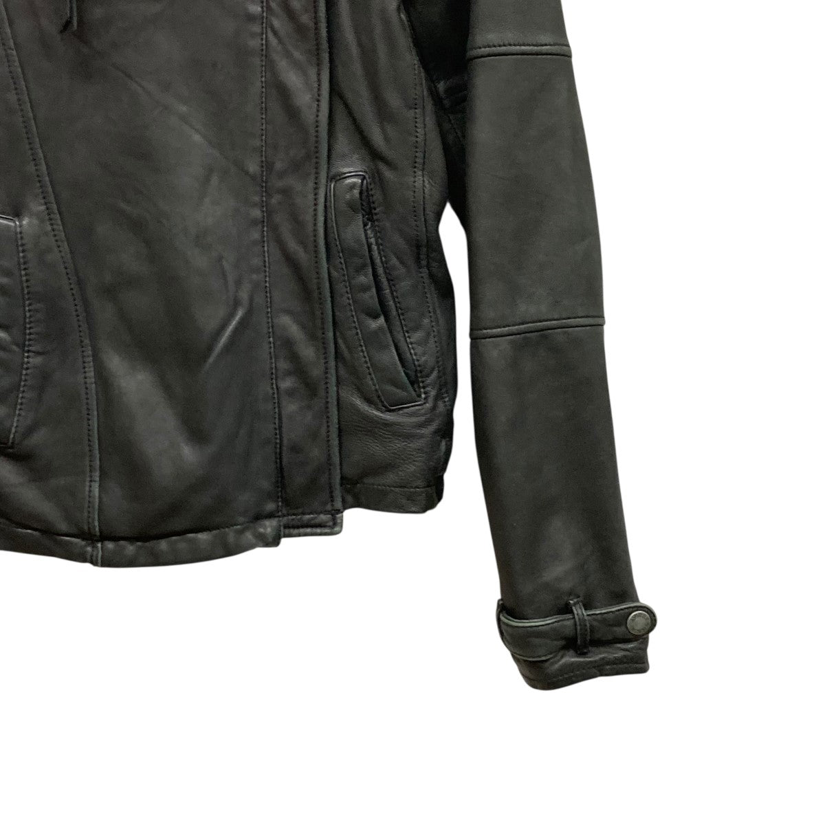 AVIREX フーデットレザージャケット6261018 古着・中古-5枚目のアイテム画像