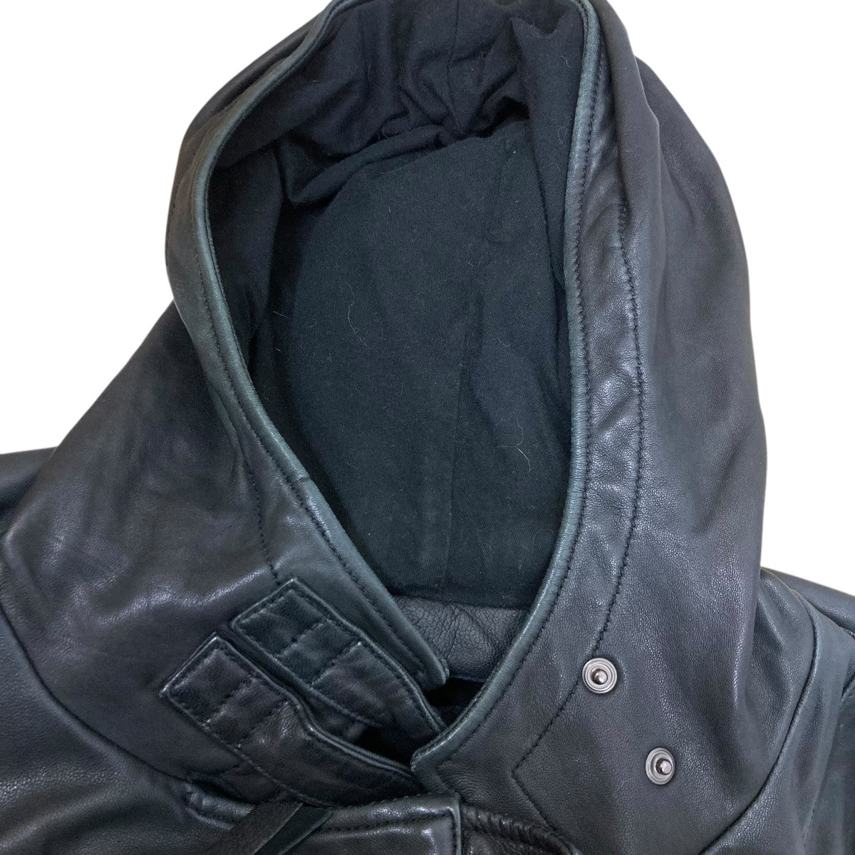 AVIREX フーデットレザージャケット6261018 古着・中古-7枚目のアイテム画像