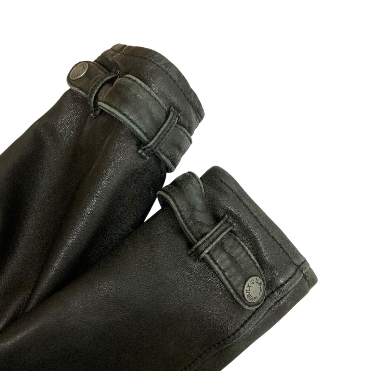 AVIREX フーデットレザージャケット6261018 古着・中古-8枚目のアイテム画像